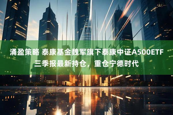 涌盈策略 泰康基金魏军旗下泰康中证A500ETF三季报最新持仓，重仓宁德时代
