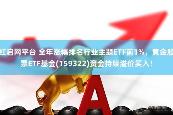 红启网平台 全年涨幅排名行业主题ETF前1%，黄金股票ETF基金(159322)资金持续溢价买入！