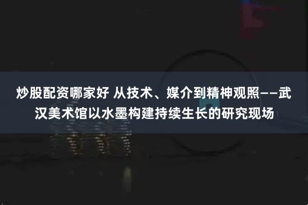 炒股配资哪家好 从技术、媒介到精神观照——武汉美术馆以水墨构建持续生长的研究现场